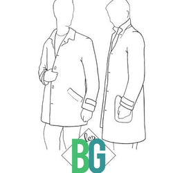 Patron de couture - Le gentleman : manteau - Les BG - Taille XS-XXL