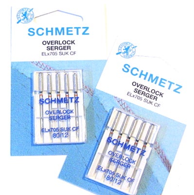Aiguilles surjeteuse : Schmetz pour jersey, ELx 705 SUK CF, N°80,  x5