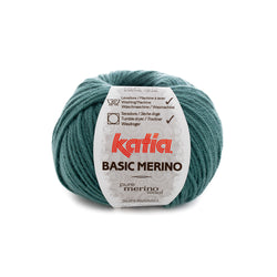 Laine Katia - Basic Merino - Emeraude n°78 - Pelote de 50 g