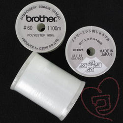 Fil de canette blanc N°60 - couture et broderie - BROTHER EBTCE