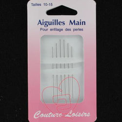 Aiguilles main pour enfilage des perles