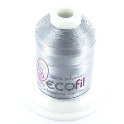 Fil broderie machine - ECOfil gris argent 1328