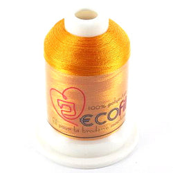 Fil broderie machine - ECOfil orange citrouille 1065