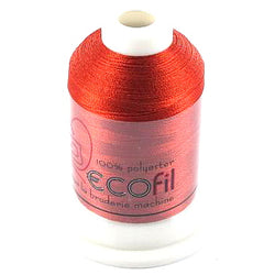 Fil broderie machine - ECOfil rouge cuivré 1181
