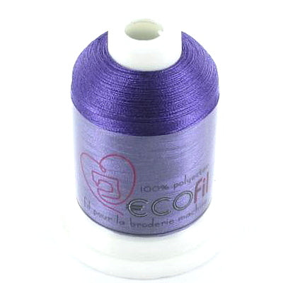 Fil broderie machine - ECOfil violet 1195