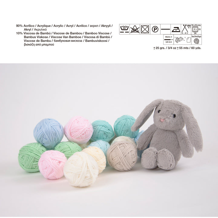 Katia - Bunny Blanket - 16 pelotes et peluches + KAL Bunny in Wonderland
