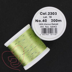 Fil "pot-pourri" vert clair MADEIRA, 200m, 9840-2303