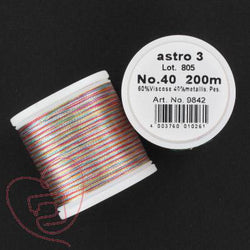 Fil métallisé multicolore MADEIRA "astro3", 200m
