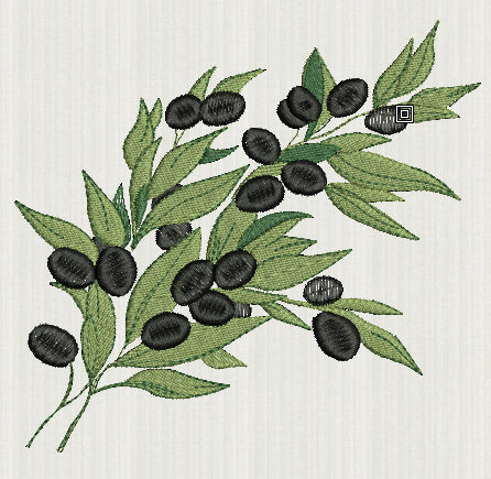 Inspiration provençale, collection de 15 motifs olives et cigales