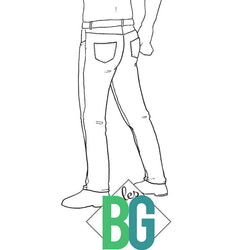 Patron de couture - Le bad boy : jeans - Les BG - Taille XXS-XXL