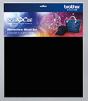 BROTHER - ScanNCut - Jeu de feuilles pour application de strass - 3 feuilles de modèle et 3 feuilles de transfert - CARSSH1