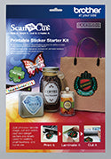 BROTHER - ScanNCut - Kit de démarrage pour autocollants imprimables - CAPSKIT1