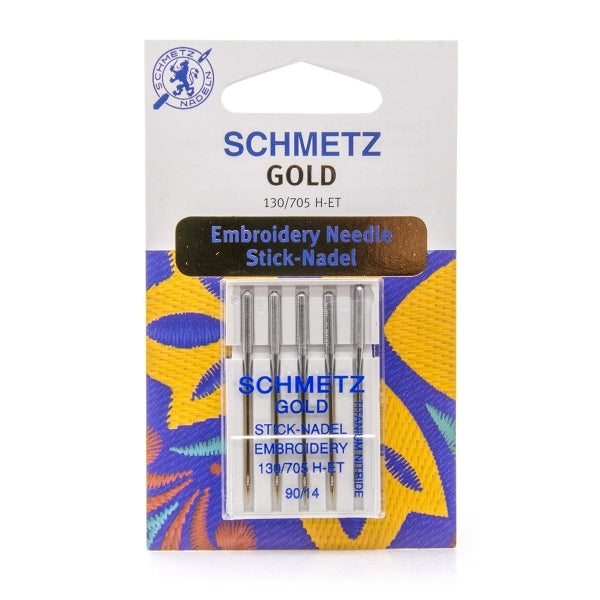 Aiguille broderie machine Schmetz gold N° 90