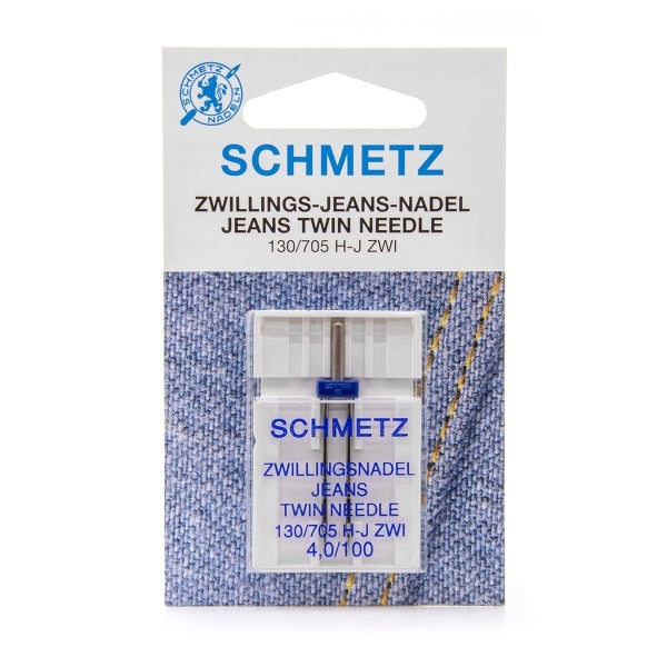 Aiguille double machine à coudre : Schmetz double jeans, N°100