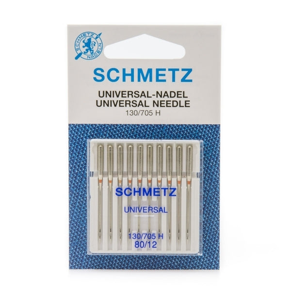 Aiguilles machine à coudre : Schmetz universal, N°80, x10