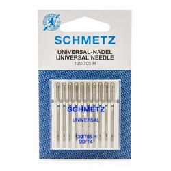 Aiguilles machine à coudre : Schmetz Universal, N°90, x10