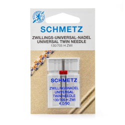 Aiguilles Schmetz double universelle "Twin", N°4.0/80