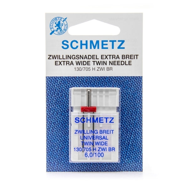 Aiguille machine à coudre : Schmetz double universelle Twin, N°6.0/1 –