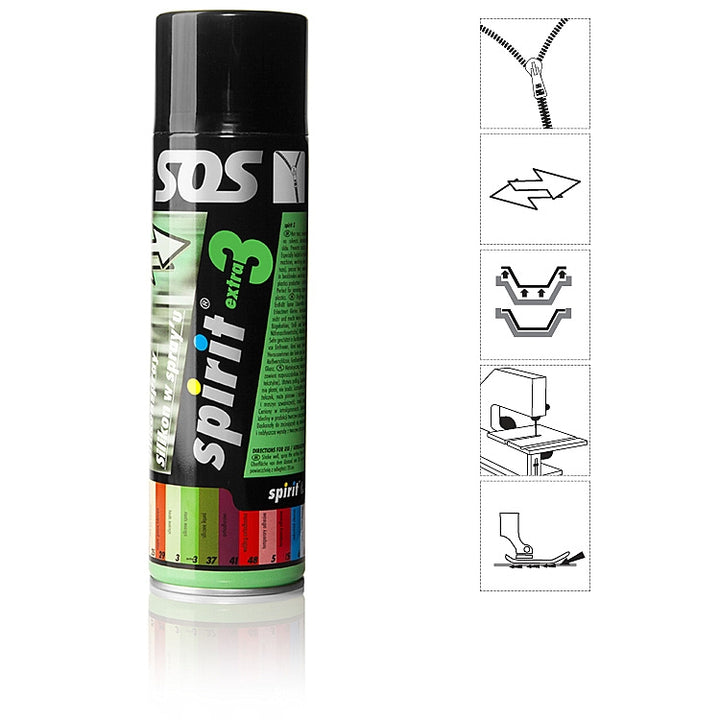 Spirit 3 Extra : Lubrifiant sillicone pour fil métallisé, spray 500 ml