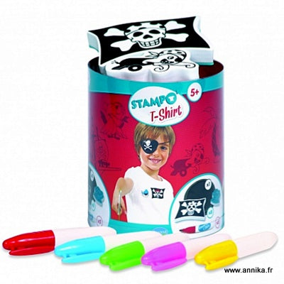 Tampons encreur textile à colorier Aladine - réf. 47005303