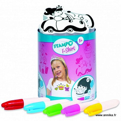 Tampons encreur textile à colorier Aladine - réf. 47005301